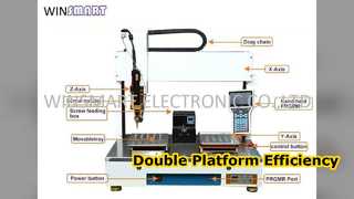 Robotschroevendraaier met dubbel platform verhoogt de efficiëntie