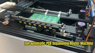 Volautomatische PCBA PCB Depaneling Router Machine met automatische ladeverzameling