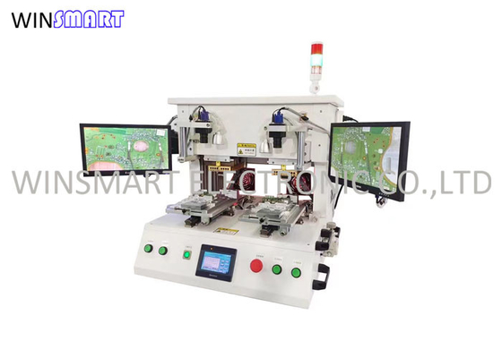 0.1 mm Pitch Hot Bar Soldering Equipment Dubbele gescheiden werktafel