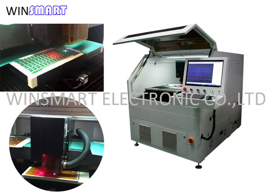 Geautomatiseerde pcb-afschilferingsmachine, niet-contact 15W UV-lasergesneden circuitbord