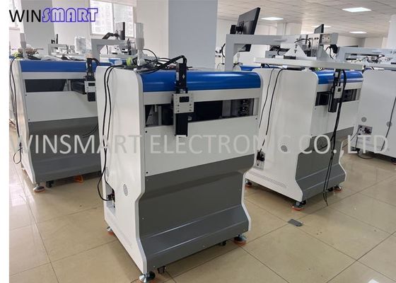kopen Draaibaar dispenseerhoofd aanpasbare IPC-besturingskaart SMT lijm dispenseermachine met transportband en werktafel online manufacture