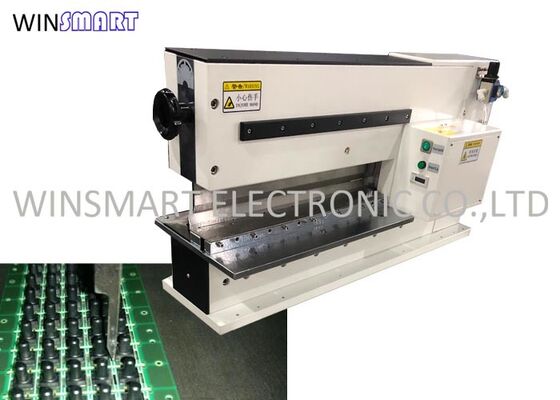 kopen Max 2 mm speling metalen kern guillotine PCB snijder met instelbare druk voor V-cut PCB depaneling online manufacture