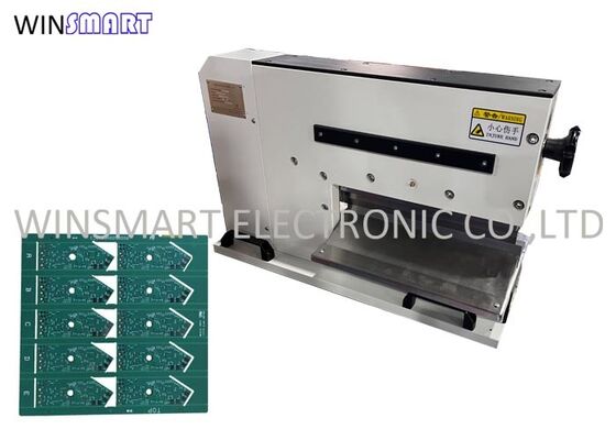 kopen Minder dan 300u Spanning Aluminium LED PCB Cutter 400mm Lineair Blade PCB Depanelizer online manufacture