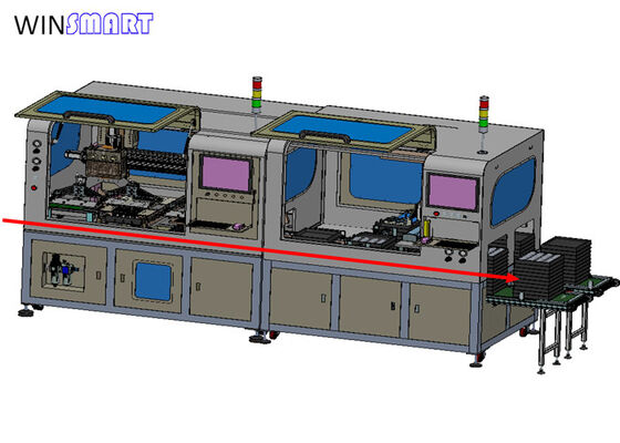 Goede prijs. Inline PCB-separator routermachine met 300x300 mm werkgebied en 0,8-3,0 mm routing bit dia voor AC 380V stroomvoorziening online