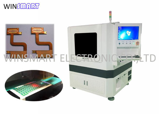 2 μM positioneringsnauwkeurigheid 400x400 mm CCD visueel PCB-lasersnij systeem